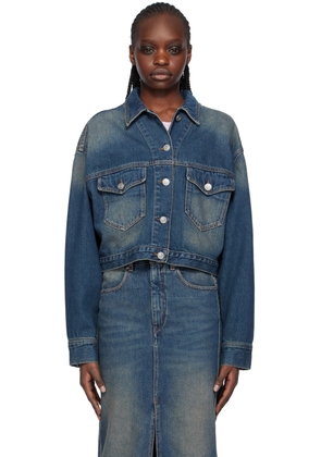 Isabel Marant Navy Tadia Denim Jacket