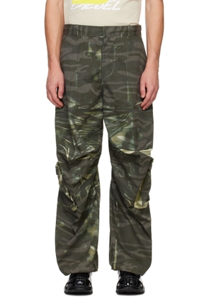 Diesel Khaki P-Arne-A Cargo Pants