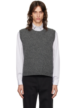 Maison Margiela Gray Crewneck Vest