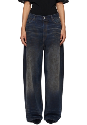 Acne Studios Blue Super Baggy Fit 2023F Jeans