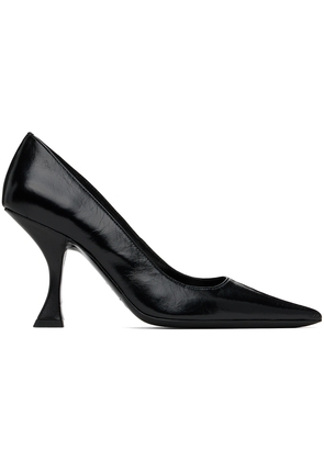 BY FAR Black Viva Heels