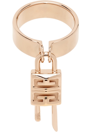 Givenchy Rose Gold Lock Ring