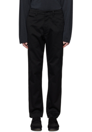 nanamica Black Straight Chino Trousers
