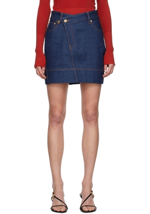 JACQUEMUS Indigo La Casa 'La mini jupe de-Nîmes' Denim Miniskirt