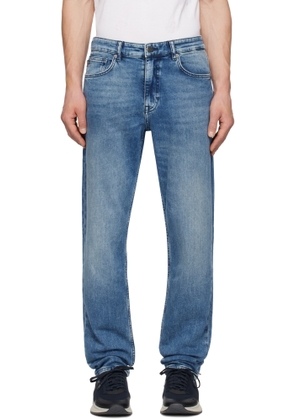 BOSS Blue Faded Jeans