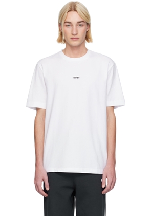 BOSS White Relaxed-Fit T-shirt