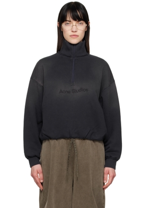 Acne Studios Navy Logo Sweater