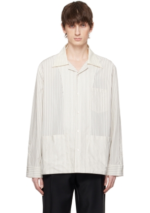 Maison Margiela Off-White Stripe Shirt