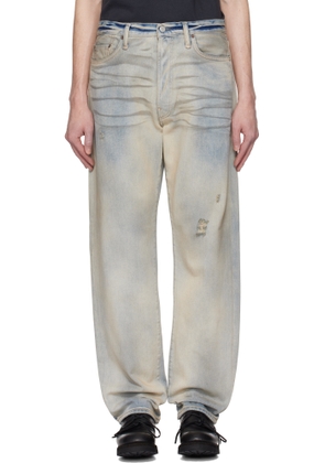 Acne Studios Blue Loose-Fit 1999M Jeans
