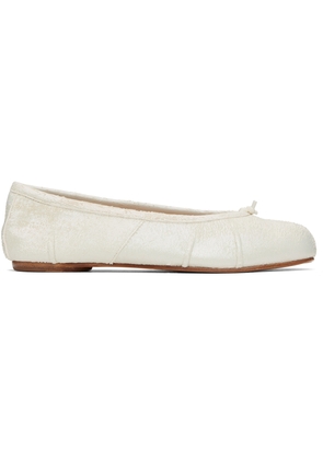 Maison Margiela White Tabi New Ballerina Flats