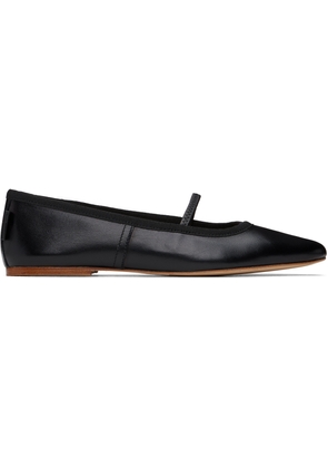 A. P.C. Black Swan Ballerina Flats
