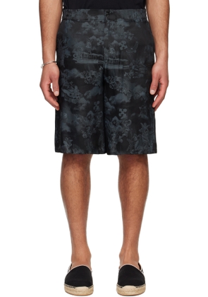 Off-White Black Jacquard Fresco Bowling Shorts