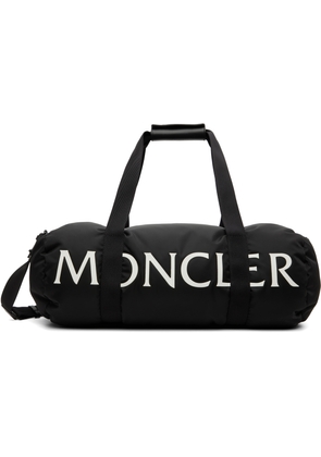 Moncler Black Duddle Gym Weekender Duffle Bag