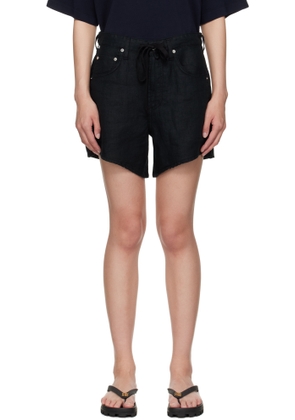 Citizens of Humanity Black Brynn Drawstring Shorts