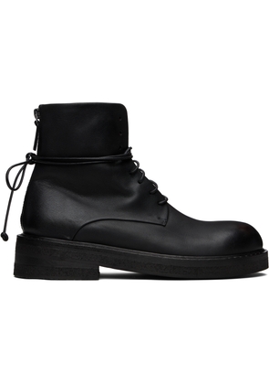 Marsèll Black Parrucca Combat Boots