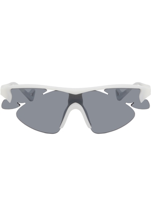 POST ARCHIVE FACTION (PAF) White District Vision Edition Junya Racer Sunglasses
