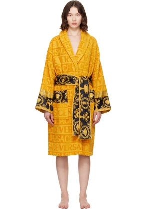 Versace Yellow 'I Heart Baroque' Bathrobe