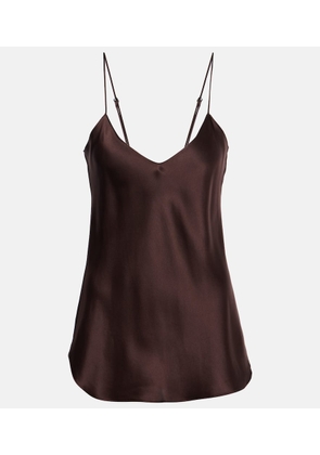 Nili Lotan Isabella silk satin camisole