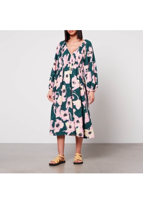 Stine Goya Heather Stretch-Crepe Midi Dress - S