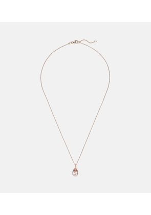 Bucherer Fine Jewellery Blush 18ct rose gold pendant necklace with morganite and diamonds