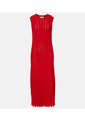 Altuzarra Sissi open-knit cotton midi dress