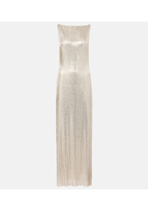 Roland Mouret Embellished mesh gown