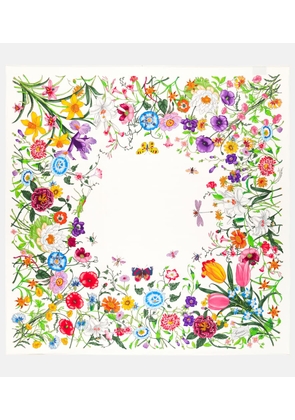Gucci Floral silk scarf
