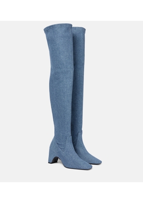 Coperni Denim over-the-knee boots