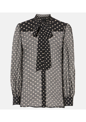 Nili Lotan Carina silk blouse