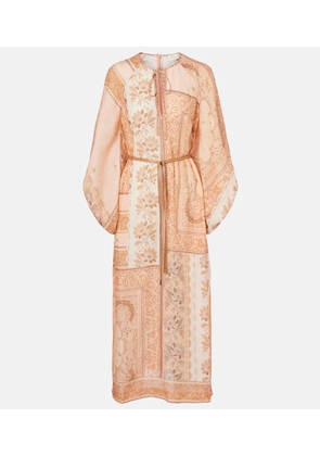 Zimmermann Lucky printed linen midi dress