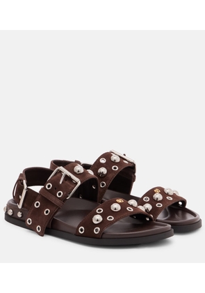 Valentino Garavani Nellcote studded suede sandals
