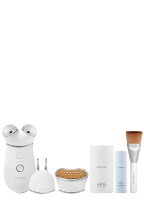 Nuface TRINITY+ Complete Set - Features a LED Red Light Wrinkle Reducer
