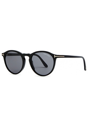 Tom Ford Aurele Round-frame Sunglasses - Black - One Size