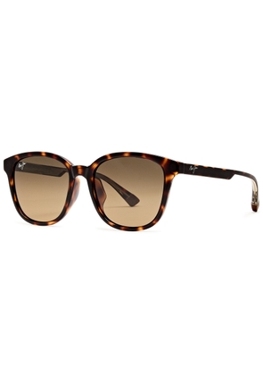 Maui Jim Ku'ikahi Round-frame Sunglasses - Brown Havana - One Size