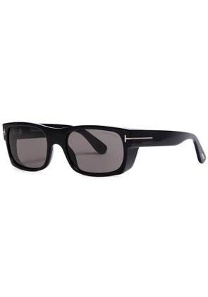 Tom Ford Rectangle-frame Sunglasses - Black - One Size