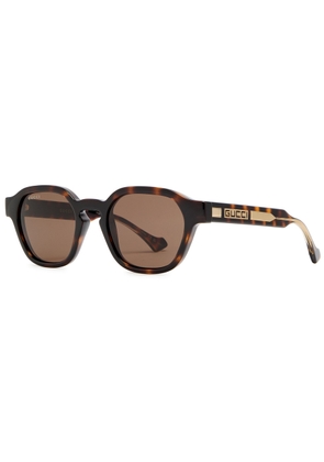 Gucci Round-frame Sunglasses - Brown Havana - One Size