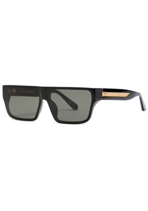 Linda Farrow Luxe D-frame Sunglasses - Black - One Size