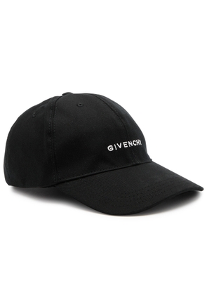Givenchy Logo-embroidered Cotton-blend cap - Black - One Size