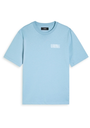 Amiri Spirit Logo Cotton T-shirt - Blue - XL
