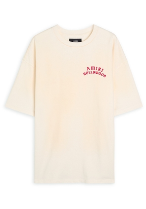 Amiri Hollywood Logo-appliquéd Cotton T-shirt - Red - S