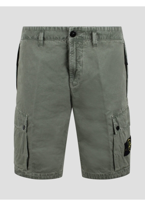Stone Island Logoed Bermuda Shorts