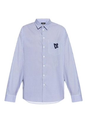 Dsquared2 Summer Lovers Oversized Pinstriped Shirt