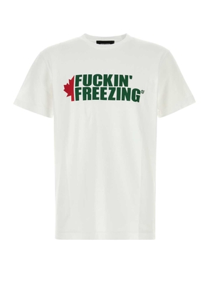 Dsquared2 White Cotton T-shirt
