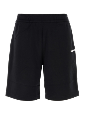 Burberry Black Cotton Bermuda Shorts