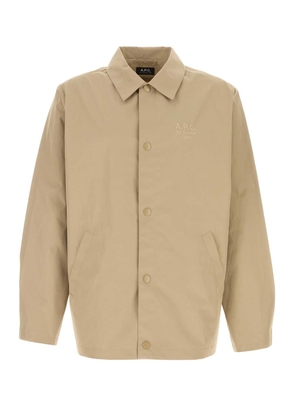A. P.C. Cappuccino Polyester Blend Regis Windbreaker