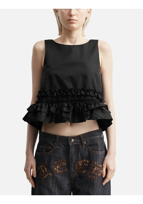 Duchesse Nylon Frill Top