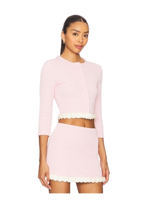 DEVON WINDSOR Harlan Jacket in Pink. Size L. Also in M, S, XL, XS.