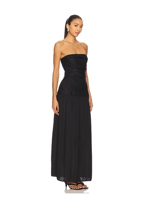 FAITHFULL THE BRAND Hedy Maxi Dress in Black. Size S. Also in L, M, XL, XS.