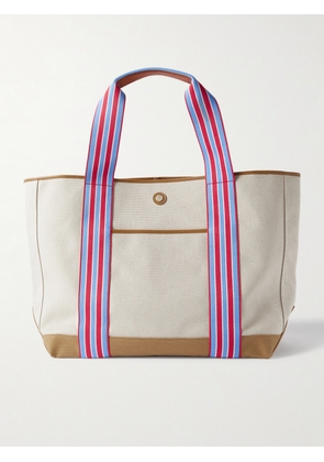 Paravel - + Net Sustain Cabana Leather And Canvas Tote - Neutrals - One size