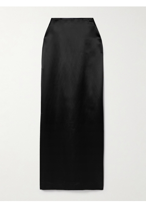 The Row - Bartelle Satin Maxi Skirt - Black - US8,US10,US12